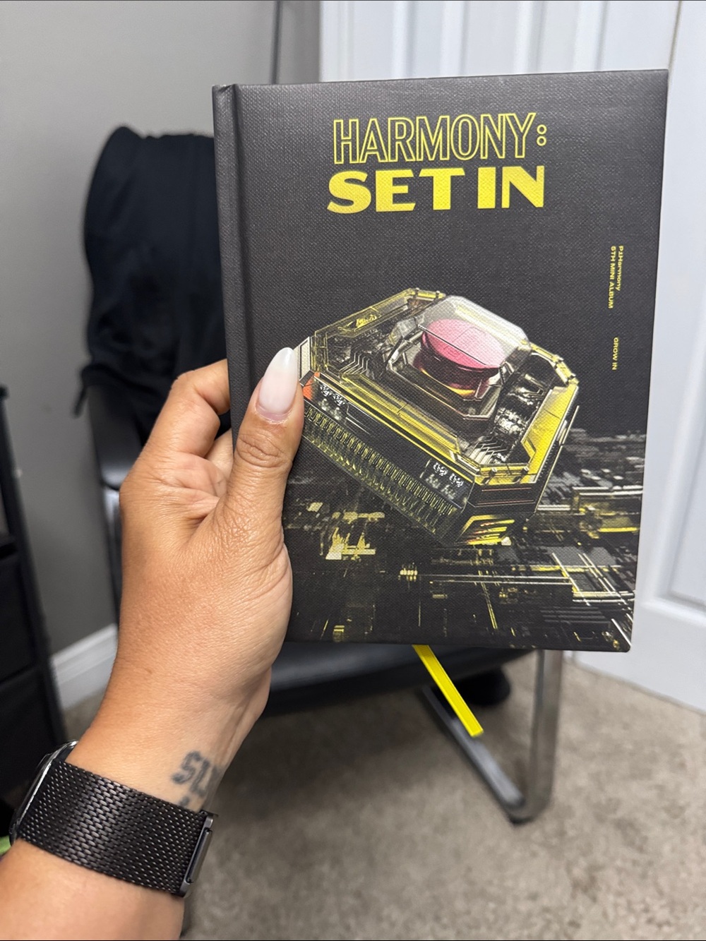 Harmony: Set In Hardcover Notebook - Black & Yellow